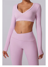 Load image into Gallery viewer, Nebula Sculpt Long Sleeve Wide-Leg Set | Rossfit100 Activewear