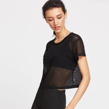 Load image into Gallery viewer, Nebula Mesh Yoga Top | Rossfit100 Activewear