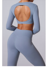 Load image into Gallery viewer, Nebula Sculpt Long Sleeve Wide-Leg Set | Rossfit100 Activewear