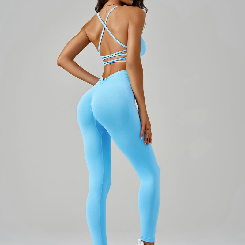 Sexy seamless yoga set, 2-piece