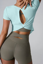 Load image into Gallery viewer, Refined Geometric Cutout Statement T-shirt
