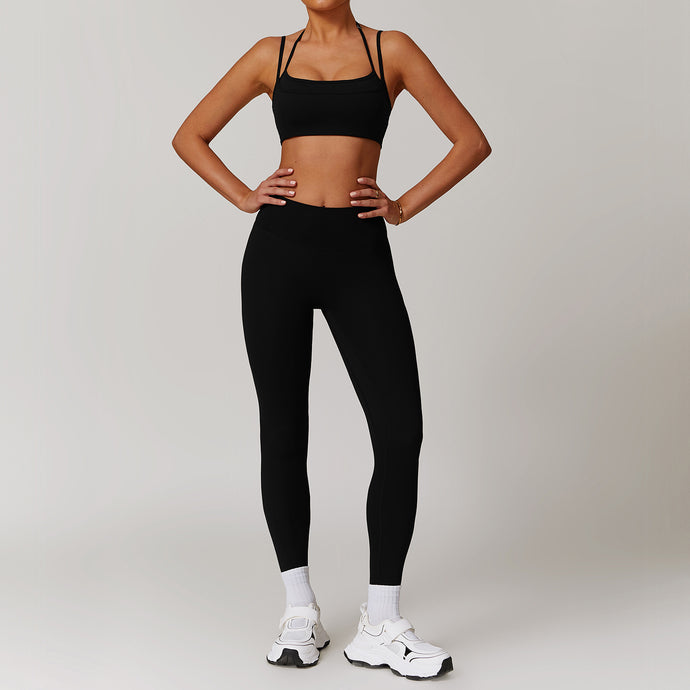 Running and fitness suit set