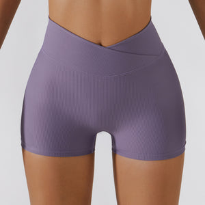 New Anti-Glare Yoga Shorts Stretch