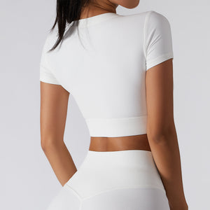 Sculp & breeze crop top