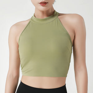 One Piece Chest Pad Back Yoga top