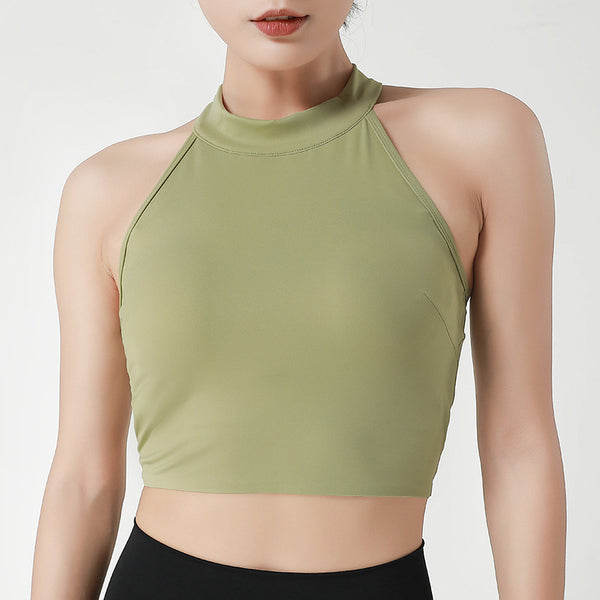 One Piece Chest Pad Back Yoga top