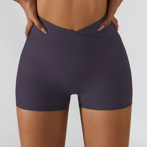 New Anti-Glare Yoga Shorts Stretch