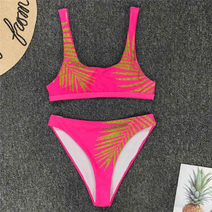 Lyra leaf higth waist bikini