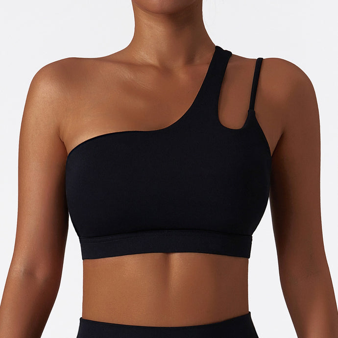 Asymmetrical Aura Cloud-Back Performance Bra