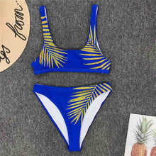 Load image into Gallery viewer, Lyra leaf higth waist bikini

