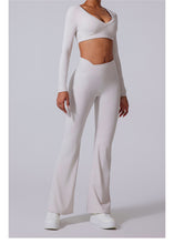Load image into Gallery viewer, Nebula Sculpt Long Sleeve Wide-Leg Set | Rossfit100 Activewear
