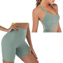 Load image into Gallery viewer, Yoga Set Short Women Fitness
