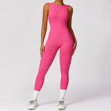 Load image into Gallery viewer, Hip -lifting one-piece yoga suit
