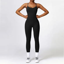 Load image into Gallery viewer, Yoga Jumpsuits Women Sleeveless Hollow Back Sports
