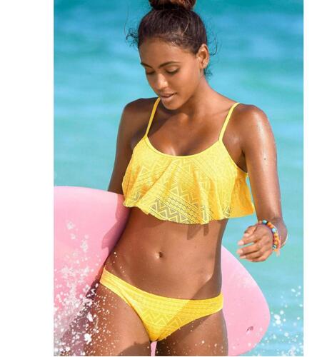 Brazilian Cut-Out Push-Up Bikini Set with Strappy Detail
