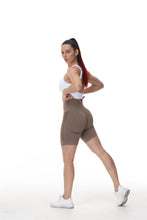 Load image into Gallery viewer, Hip Pants Side Crescent Fitness Shorts
