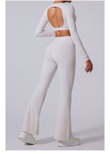 Load image into Gallery viewer, Nebula Sculpt Long Sleeve Wide-Leg Set | Rossfit100 Activewear
