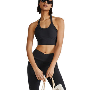Sculpted Serenity Ribbed Active Top