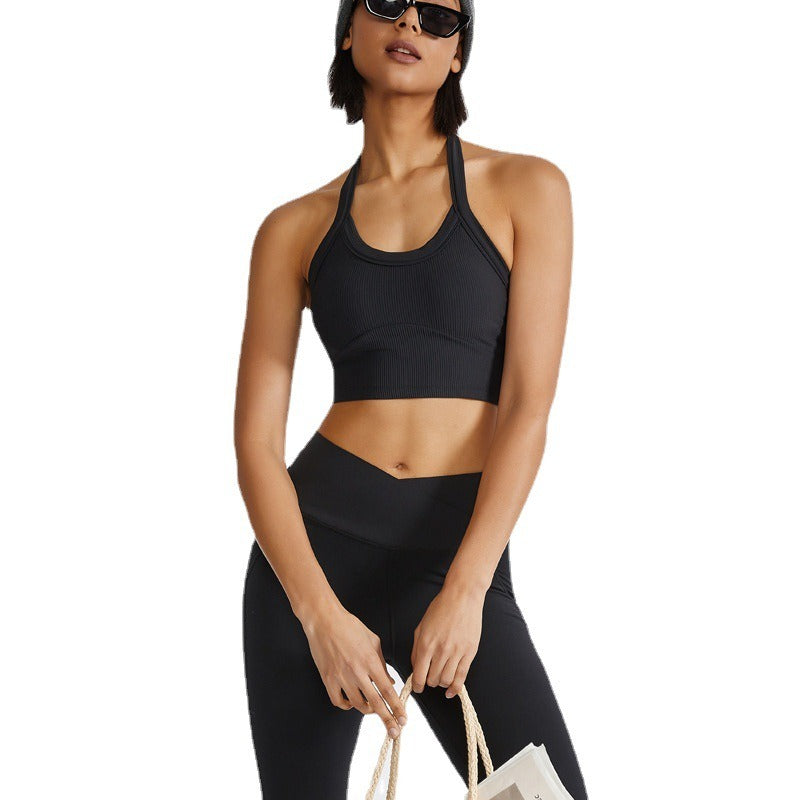 Sculpted Serenity Ribbed Active Top