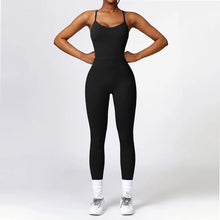 Load image into Gallery viewer, Yoga Jumpsuits Women Sleeveless Hollow Back Sports
