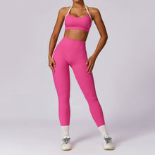 Load image into Gallery viewer, Yoga suit set tight fitting sports and fitness suit for women
