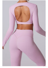 Load image into Gallery viewer, Nebula Sculpt Long Sleeve Wide-Leg Set | Rossfit100 Activewear
