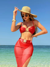 Load image into Gallery viewer, Éclat Mesh Wrap Seduction Set
