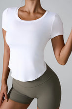 Load image into Gallery viewer, Refined Geometric Cutout Statement T-shirt
