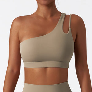 Asymmetrical Aura Cloud-Back Performance Bra