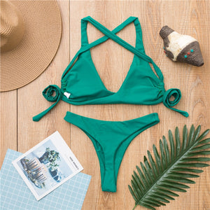 Aether Sexy Front Knot Bikini