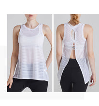 Load image into Gallery viewer, Sports Sleeveless t-Shirt Sexy Loose Fitness Blouse Top

