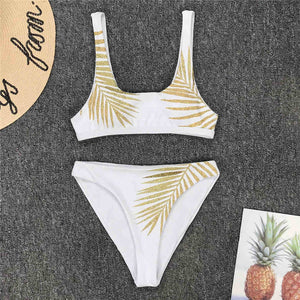 Lyra leaf higth waist bikini
