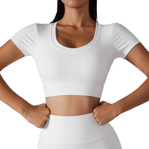 Sculp & breeze crop top