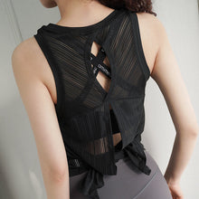Load image into Gallery viewer, Sports Sleeveless t-Shirt Sexy Loose Fitness Blouse Top
