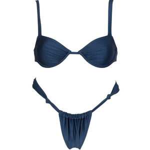 Nova Navy Blue sculpt Two-Piece
