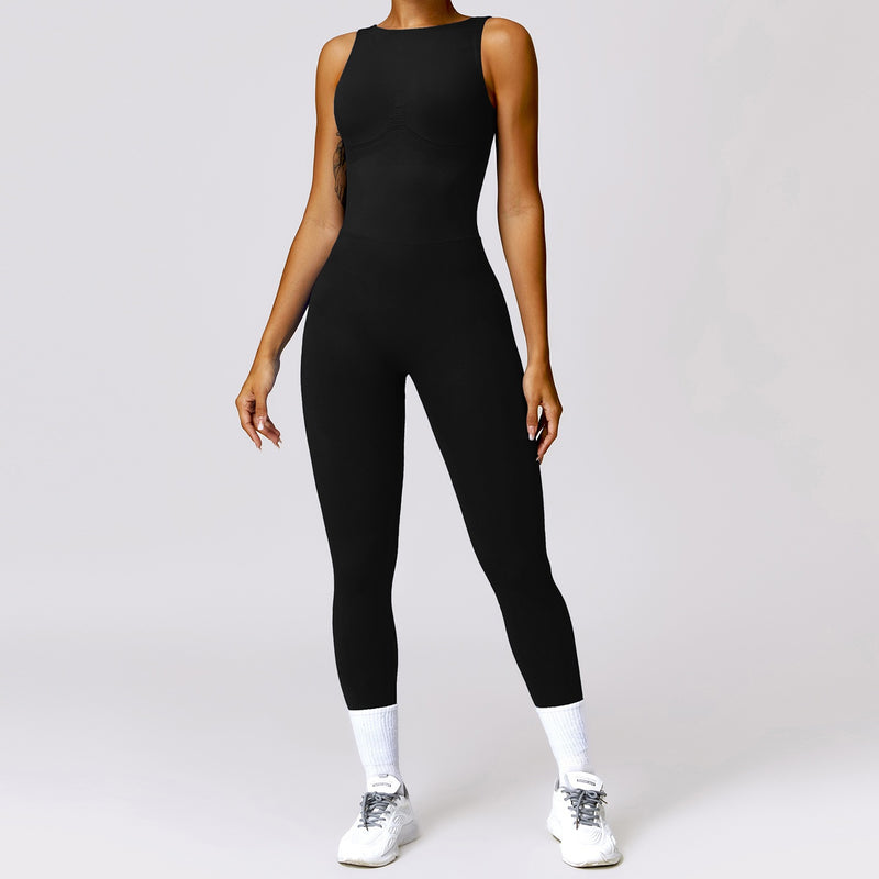Hip -lifting one-piece yoga suit