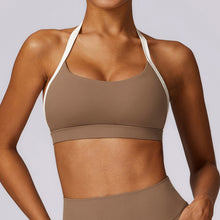 Load image into Gallery viewer, Hanging neck yoga quick drying sports bra
