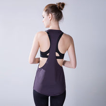 Load image into Gallery viewer, Nebula Backless Yoga Crop Top | Rossfit100 Activewear
